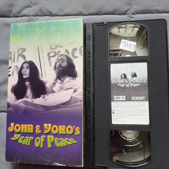 John and Yoko's Year of Peace VHS 2000 John Lennon and Yoko Ono The Beatles - Picture 6 of 8